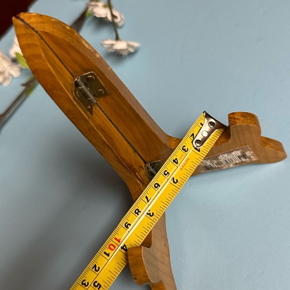 Vintage Folding Wooden Display easel for plates, frames - Picture 4 of 11